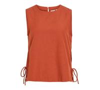 VILA Chemisier 'VIPrisilla' orange foncé, Taille L