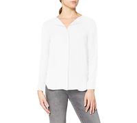 VILA Clothes Vilucy L/s Shirt - Noos, Blouse Femme, Blanc (Snow White Snow White), 38 (Taille Fabricant: Medium)