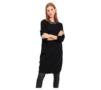 VILA Clothes Viril L/s Knit Dress-Noos, Robe Femme, Noir (Black), 40 (Taille Fabricant: Large)