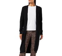 VILA Clothes Viril L/s Long Knit Cardigan-Noos, Gilet Femme, Noir (Black), 34 (Taille Fabricant: X-Small)