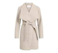 Vila Collar Belt Coat Vicooley Noos Manteau à col Ceinture, Bouleau, 46 Femmes