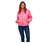 Vila Doudoune Courte Vitate L/S-Noos Veste, Rose Fandango, S Femme