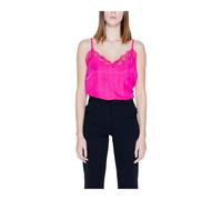 Vila, Femme, Tops, Rose, Taille: 38 FR Lace Trim Cami Top