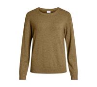 VILA Femme Viril O-Neck L/S Knit Top - Noos Pull-Over, Bistre, XXL