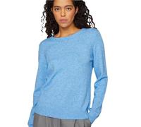 VILA Pull en Maille VIRIL - Col Rond Blissful Blue XS Blissful Blue XS