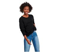 VILA Femme Viril O-Neck L/S Knit Top - Noos Pull-Over, Noir, XXL