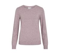 VILA Femme Viril O-Neck L/S Knit Top - Noos Pull-Over, Toadstool, XL | Pull tricoté
