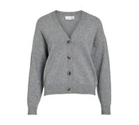 VILA Gilet tricoté femme avec boutons et col en V design décontracté
