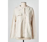 vila gilets femme de couleur beige 36