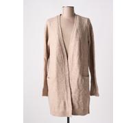vila gilets femme de couleur beige 36