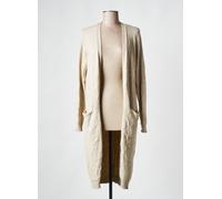 vila gilets femme de couleur beige 36