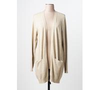 vila gilets femme de couleur beige 44
