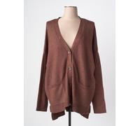 vila gilets femme de couleur marron 44