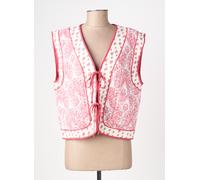 vila gilets femme de couleur rose 38