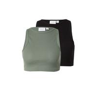 VILA Haut 'FELIA' vert foncé / noir, Taille L