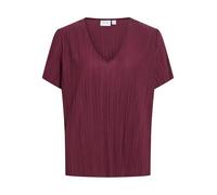 Vila Haut féminin à manches courtes VIPLIS col en V, Fig1, S