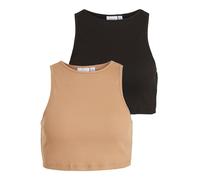 VILA Haut marron / noir, Taille L