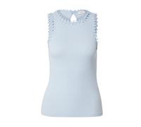 VILA Haut 'VIBABIA LEAF' bleu clair, Taille L