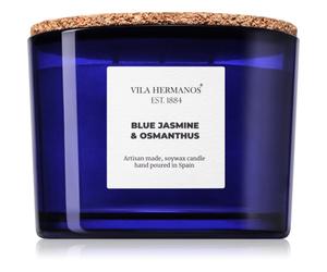 Vila Hermanos Apothecary Cobalt Blue Blue Jasmine & Osmanthus bougie parfumée 350 g