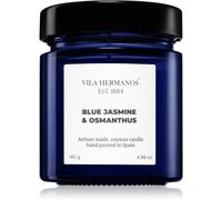 Vila Hermanos Apothecary Cobalt Blue Jasmine & Osmanthus bougie parfumée 140 g