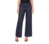 Vila Viflorie Rio RW Noos Viflorie Rio RW Jean Large Poche pour Femme Noos Viflorie Rio RW Noos, Bleu foncé Denim, 42W / 32L