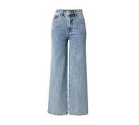 VILA Jean 'VIFREYA' bleu denim / citron vert / blanc, Taille 29 Longueur 32