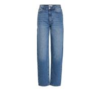 Vila Kelly Jaf Straight Fit High Waist Jeans Bleu 38 / 32 Femme