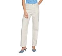 Vila Kelly Jaf Straight Fit High Waist Jeans Beige 40 / 30 Femme