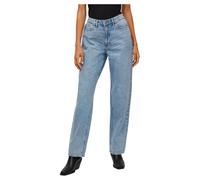 Vila Kelly Jaf Straight Fit High Waist Jeans Bleu 40 / 30 Femme