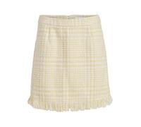 VILA Jupe 'Ceyla' jaune clair / blanc naturel, Taille 36
