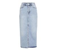 VILA Jupe en jean VIJAF – Mi-longue denim bleu clair Taille 38