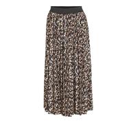 Vila Jupe imprimée Vinitban-Noos plissée, Noir/Gris, L Femme