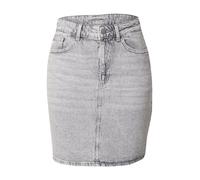 Vila Kaja Jaf Denim Skirt Gris 40 Femme