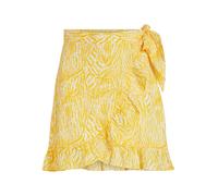 VILA Jupe 'Limia Eva' jaune / jaune pastel / blanc, Taille 44