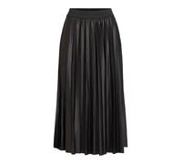 Vila Jupe Nitban plissée midi enduite Noir XL Femme