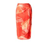 VILA Jupe orange / pêche / rouge orangé / melon, Taille 34