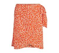 VILA Jupe 'Sille Aria' orange / blanc, Taille 38
