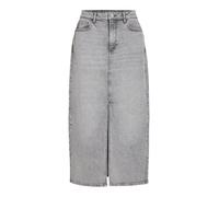 Vila Jaf Denim Skirt Gris 38 Femme