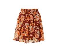 VILA Jupe 'VINCE' beige / orange / pêche / rouge rouille, Taille 34