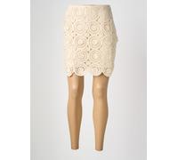 vila jupes femme de couleur beige 36