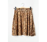 vila jupes femme de couleur marron 38