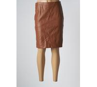 vila jupes femme de couleur marron 40