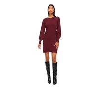 Vila Kerry O-neck Long Sleeve Short Dress Violet XS Femme