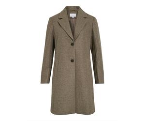 VILA Manteau mi-saison marron chiné, Taille M