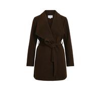 VILA Manteau mi-saison 'VICooley' brun foncé, Taille XXL