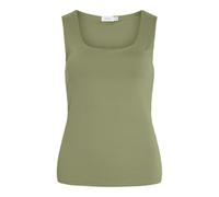 Vila Neck S/L Tank Top Vikenza Noos Débardeur à col en U S/L, Sauge, M Femmes
