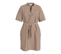 Vila Neck Tunic/LC Viprisilla Tunique 2/4 col en V, Super Light Natural Melan, 42 Femmes