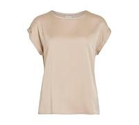 Vila Noos 14059563 Haut en Satin pour Femme, Ciment, 42