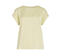 Vila Noos 14059563 Haut en Satin pour Femme, Jaune Pastel, 42