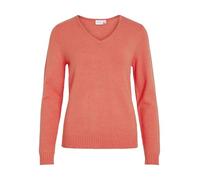 Vila Noos Viril Haut tricoté à col en V pour Femme L/S, Dubarry, XXL